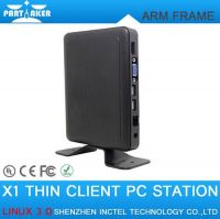 Linux Thin Client Mini PC Station X1 with All Winner A20 CPU with All Winner A10 CPU 512M RAM Linux 3.0 OS RDP 7.0 Protocol