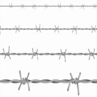 Sell   electro-galvanized barbed wire