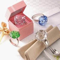 Crystal Diamond Napkin Ring, crystal napkin ring, crystal ring