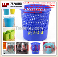 Supply plastic injection Garbage basket mould/OEM Custom trash can mould/Trash plastic basket mold making