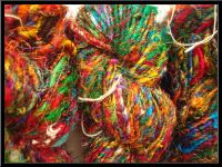 Watching A High Quality Pure Soft Recycled Silk Yarn 10 skeins 1 kg