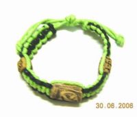 Sell USD 0.30 cotton thread bracelet with ceramic