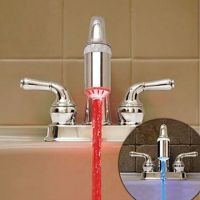 LED faucet  light- Blur Red 2 color changing CHT-1111