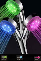 LED Shower Head RGB 3 color changing CHT-1121