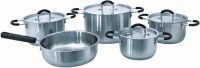 Sell cookware with flat metal lid