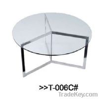 Sell tea table with glass supplier
