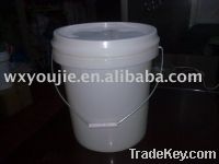 Sell 5 gallon plastic round bucket wiht handle for liquid