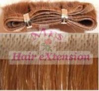 Sell women long hair , 100% human remy hair--hand tied skin weft hair