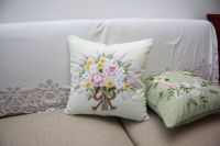 offering  floral design embroidery home decor