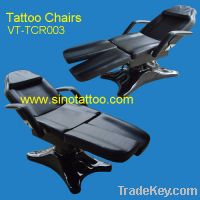 Adjustable black tattoo chair, tattoo stool, tattoo supply