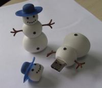 Snowman silicon usb flash drive 38