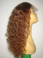 Sell full lace wig with 100% remy human hair