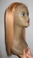 Sell virgin Indian hair full lace wig