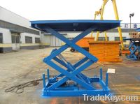 Stationary scissor lift platform/cargo lift