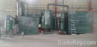tyre pyrolysis oil into diesel plant, tyre oil recycling equipment