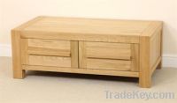 Sell Solid Oak 2 Drawer Coffee Table