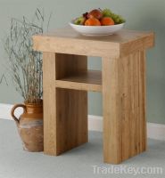 Sell Cube Solid Oak Lamp Table