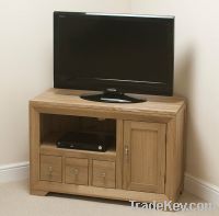 Sell Solid Oak Small Corner TV Cabinet