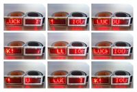 Sell  led message belt buckle