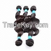 100% virgin human hair weaves