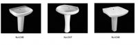 Sell Two Pieces Washing Basin with Pedestal Lavabo Bathroom Sinks