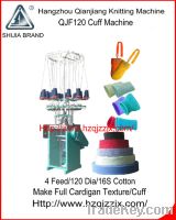 Sell Full Cardigan Rib Cuff Knitting Machine With Elastic Yarn Feeder