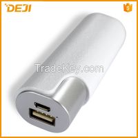 2600mah power bank, tube mobile power bank, portable power bank charger