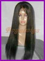 Sell full lace wigs with yaki 22"