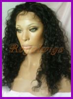 Sell silk top wigs curly 18"