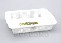 Wholesale Brand New White Plastic Vegetable Basket