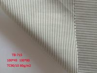 sell T/C90/10 100x45 100x80 150cm 85gsm yarn dyed stripes