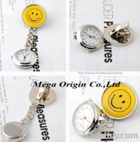 Smiley Nurse FOB Watch, smile face nurse fob watches