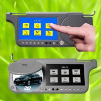Sell sun visor car DVD with  7inch touch screen FM TV
