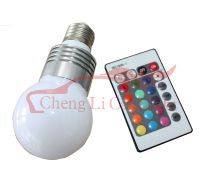 Sell Multicolor Led Bulb-E27-1X3W-RGB