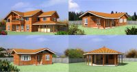 Pre fabricated wooden house