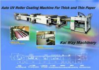 Sell Auto UV Roller Coating Machine for Thick and Thin Paper