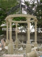Sell hand carved garden stone gazebo