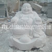 Sell hand carved white marble buddha statue