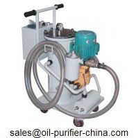 Portable oil reclamation system--JL