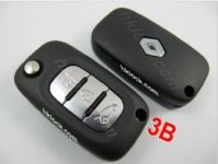 Sell Renault Remote key shell 3-button folding