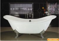 Sell clawfoot cast iron enamel bathtub