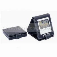 Sell Leather LCD Calender/Clock
