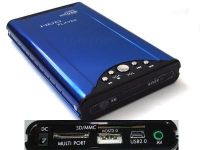 2.5"HDD Player MP3 MP4 PMP Support SD/MMC Card & HOST Function (NEW)