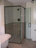 Provide shower glass door