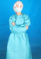 Sell Non-woven surgical gown with elastic wrist