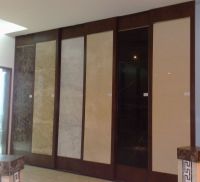 Laminated marble tile