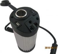 Sell 200w  Can shape  12v/24v dc to 110-240v ac power inverter