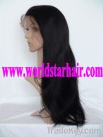 Sell 100% yaki straight indian remy hair full lace wig