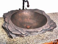 Bronze Sink With Oceanarium