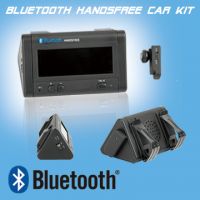 handsfree car kit bluetooth install on the sun visor